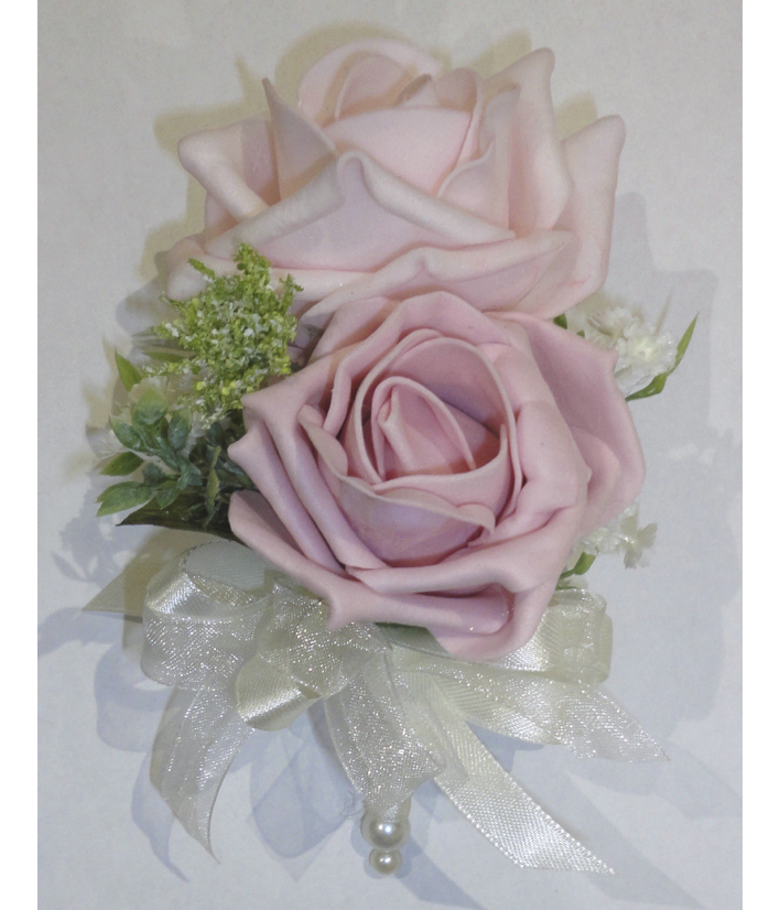 Pink Rose Corsage
